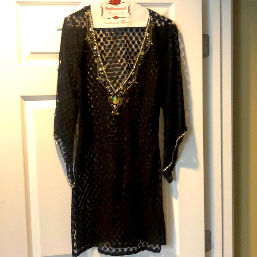 Arden B black Bathing Suit Cover Up